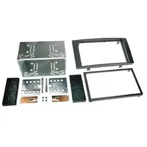 ACV 2-DIN Paneel geschikt voor Volkswagen T5/ Multivan/ Touareg - Kleur: Zwart pas cher