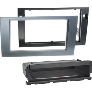 Merkloos / Sans marque 2-DIN Paneel geschikt voor Inbay® Audi A4 - Seat Exeo Kleur: Anthraciet pas cher