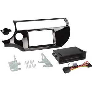 ADNAUTO Facade autoradio 2DIN compatible avec Kia Rio ap15 Avec vide p... pas cher