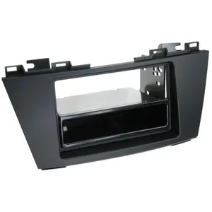 ADNAUTO Support 2Din compatible avec Mazda 5 ap10 Avec vide poche - Noir pas cher