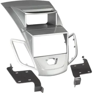Comparateur de prix : ACV Facade autoradio 2Din compatible avec Ford Fiesta ap09 Argent - avec afficheur