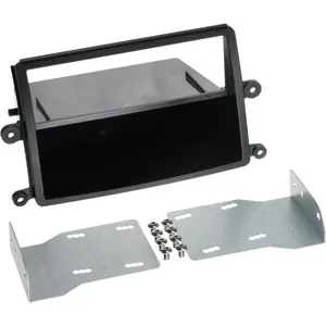 ACV 2-DIN Paneel geschikt voor with pocket Mitsubishi L200 2006-2015 Kleur: Zwart pas cher