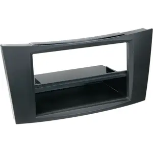 ACV 2-DIN Radio Paneel met aflegvak Mercedes Benz E-Klasse zwart pas cher