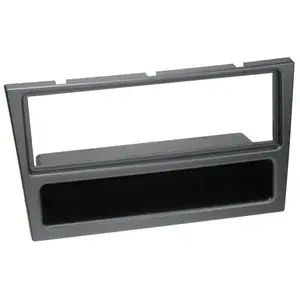 ACV Adaptateur de façade 1-DIN avec vide poche Opel/Renault charbon metallic pas cher