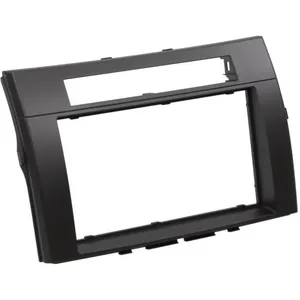 ADNAUTO Support 2Din compatible avec Toyota Corolla verso 04-09 - Noir pas cher