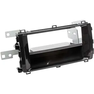 ADNAUTO Support 2Din compatible avec Toyota Auris ap13 Avec vide poche - Noir brillant pas cher