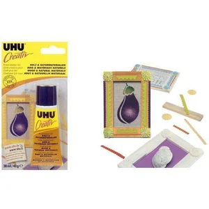 UHU Creativ' Bois & Matériaux Naturels 38ml pas cher