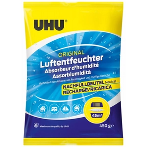 UHU 47135 RECHARGE POUR DÉSHUMIDIFICATEUR SANS PARFUM 450 G pas cher