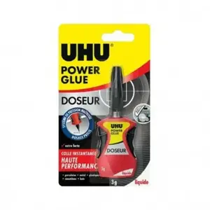 UHU Power glue liquide doseur 3g liquide - UHU pas cher
