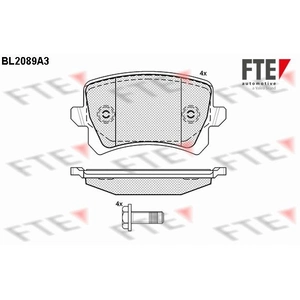 Remblokken set BL2089A3 FTE pas cher