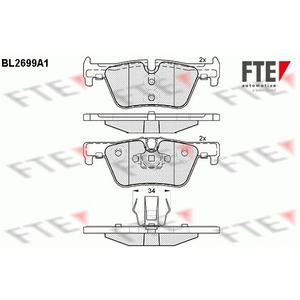Remblokken set BL2699A1 FTE pas cher