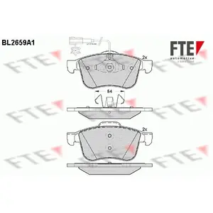Remblokken set BL2659A1 FTE pas cher