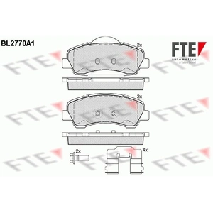 Remblokken set BL2770A1 FTE pas cher