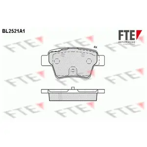 Remblokken set BL2521A1 FTE pas cher