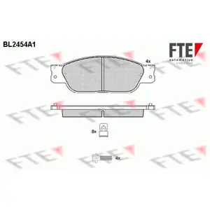 Remblokken set BL2454A1 FTE pas cher