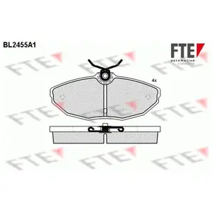 Remblokken set BL2455A1 FTE pas cher