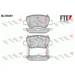Remblokken set BL2594A1 FTE pas cher