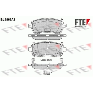 Remblokken set BL2566A1 FTE pas cher