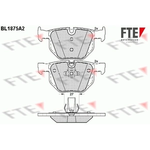 Remblokken set BL1875A2 FTE pas cher