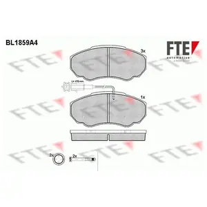 Remblokken set BL1859A4 FTE pas cher