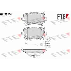 FTE Remblokken set pas cher