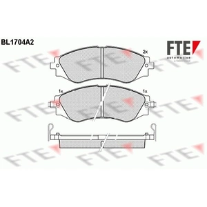 Remblokken set BL1704A2 FTE pas cher