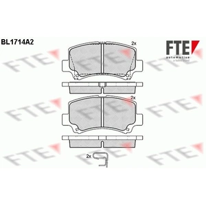 Remblokken set BL1714A2 FTE pas cher
