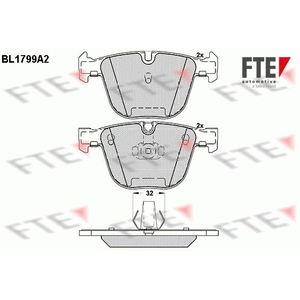 Remblokken set BL1799A2 FTE pas cher
