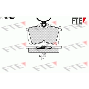Remblokken set BL1669A2 FTE pas cher