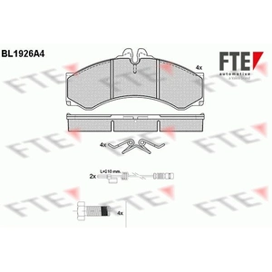 Remblokken set BL1926A4 FTE pas cher
