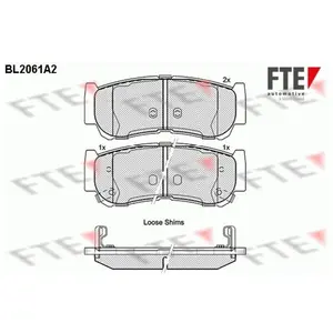 Remblokken set BL2061A2 FTE pas cher