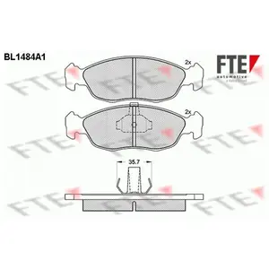 Remblokken set BL1484A1 FTE pas cher