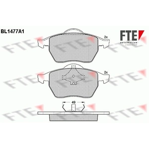 Remblokken set BL1477A1 FTE pas cher