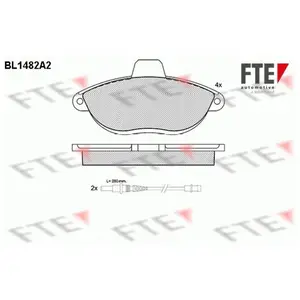 Remblokken set BL1482A2 FTE pas cher