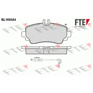 Remblokken set BL1695A4 FTE pas cher