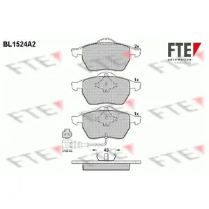 Remblokken set BL1524A2 FTE pas cher
