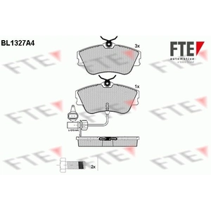 Remblokken set BL1327A4 FTE pas cher