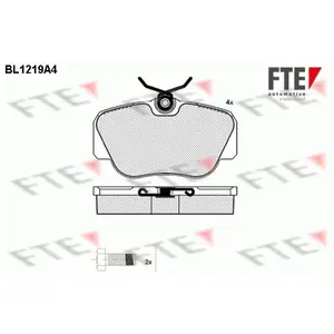 Remblokken set BL1219A4 FTE pas cher