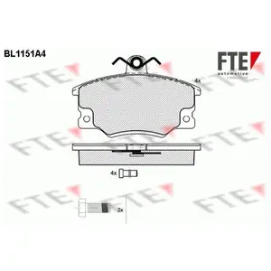 Remblokken set BL1151A4 FTE pas cher