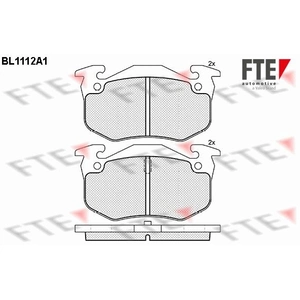 Remblokken set BL1112A1 FTE pas cher
