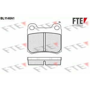 Remblokken set BL1140A1 FTE