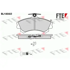 Remblokken set BL1404A3 FTE pas cher