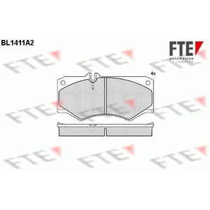 Remblokken set BL1411A2 FTE pas cher