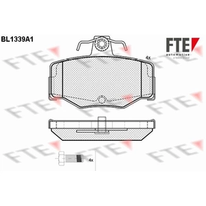 Remblokken set BL1339A1 FTE pas cher