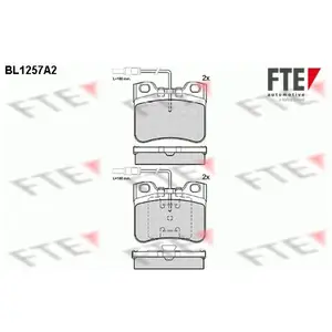 Remblokken set BL1257A2 FTE pas cher