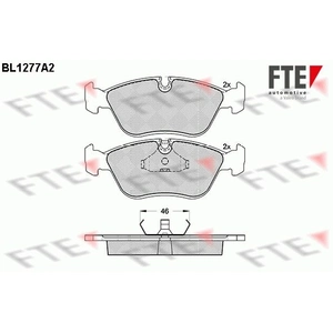 Remblokken set BL1277A2 FTE pas cher