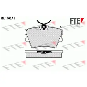 Remblokken set BL1403A1 FTE pas cher