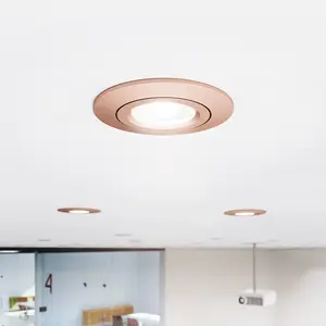 Sigor, Lampe de table, Lampe encastrée Diled 6W 310lm 3000K Lampe de table champagne 36° dimmable (310 lm)