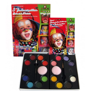 Eulenspiegel Schmink set met stap-voor-stap, 5 seizoenen, 1 set pas cher