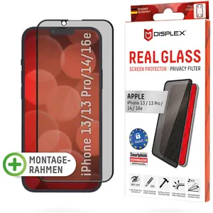 Displex Privacy Glass FC Screenprotector geschikt voor iPhone 14 - Transparant pas cher